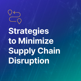 What are the ways to minimize supply chain disruption