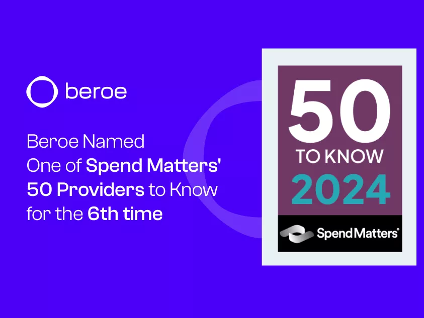 One of  Spend Matters'  50 Providers 