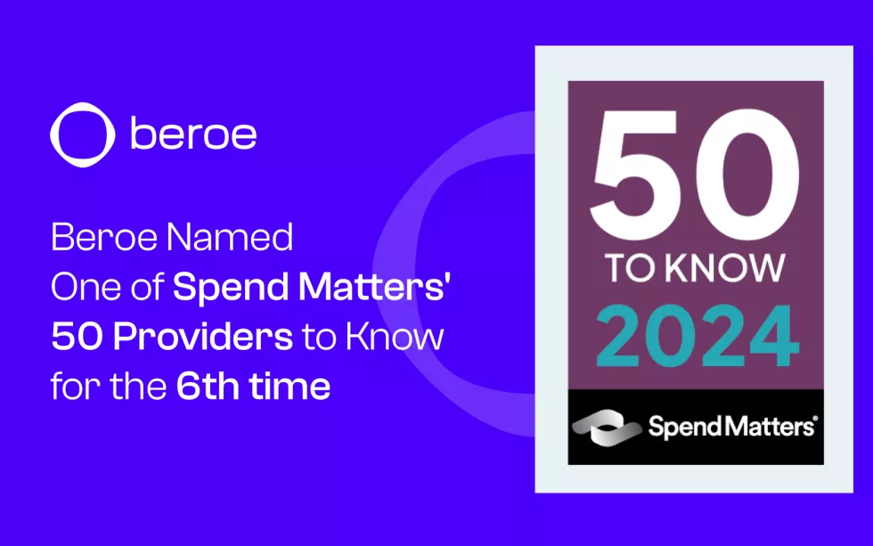 Beroe Spendmatters Top 50