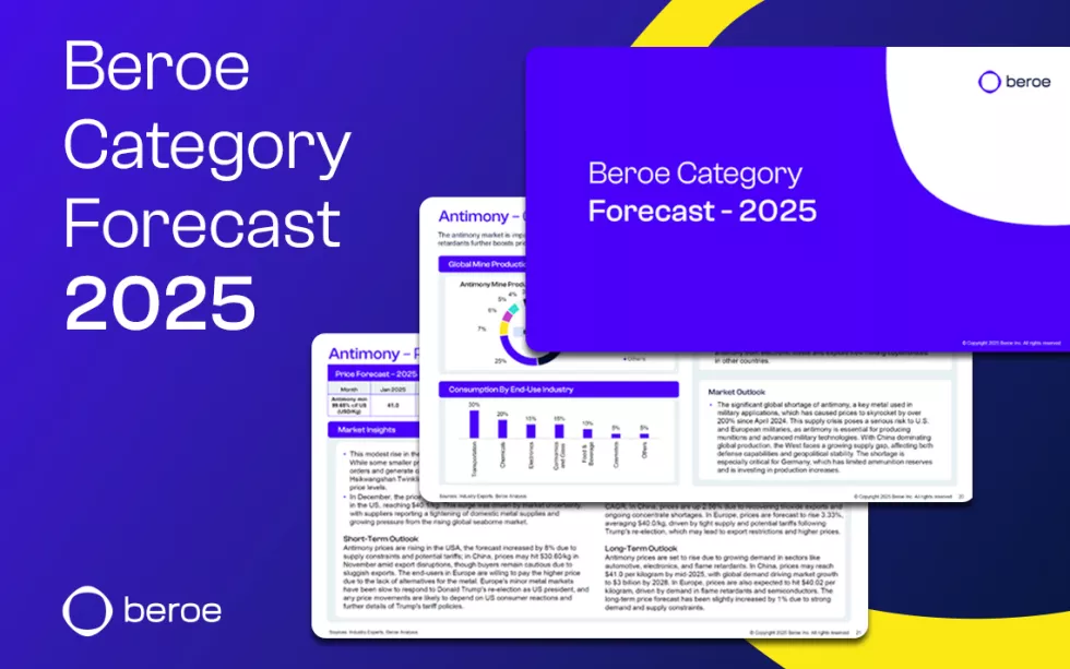 Beroe's Category Forecast 2025